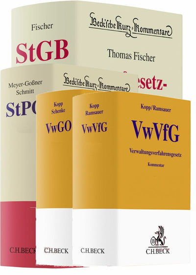 Kommentarpaket (StGB, StPO, VwVfG, VwGO); 4 Titel in einem Paket zum Vorzugspreis; Altauflage Gebraucht