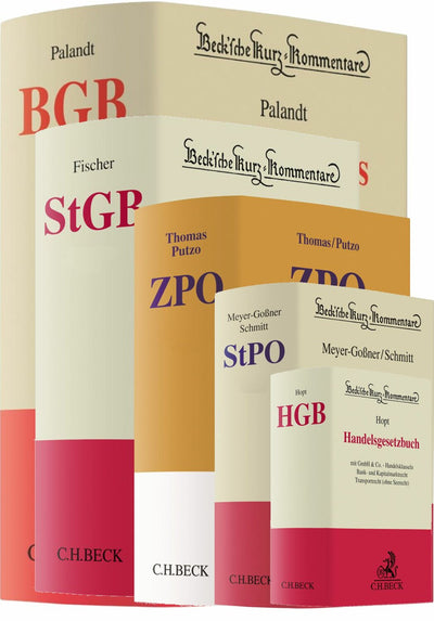 Kommentarpaket (BGB, ZPO, StGB, StPO, HGB); 5 Titel in einem Paket zum Vorzugspreis; Altauflage Gebraucht