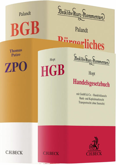 Kommentarpaket (BGB, ZPO, HGB); 3 Titel in einem Paket zum Vorzugspreis; Altauflage Gebraucht