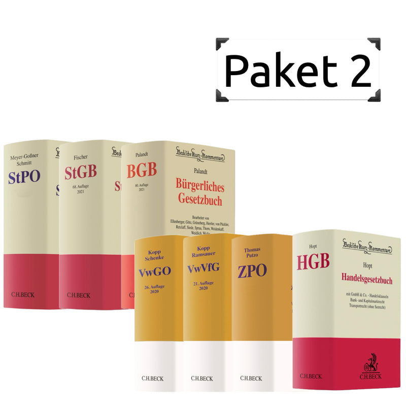 Kommentarpaket 2 - inkl. HGB