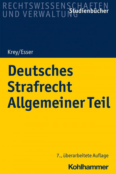 Esser: Deutsches Strafrecht Allgemeiner Teil