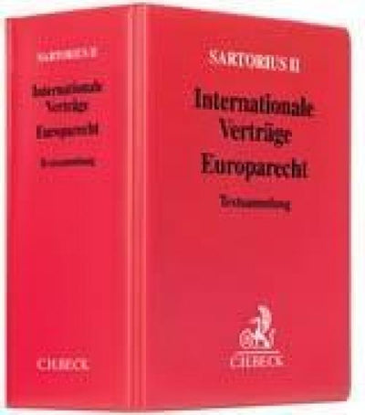 Sartorius: Sartorius II. Internationale Verträge - Europarecht