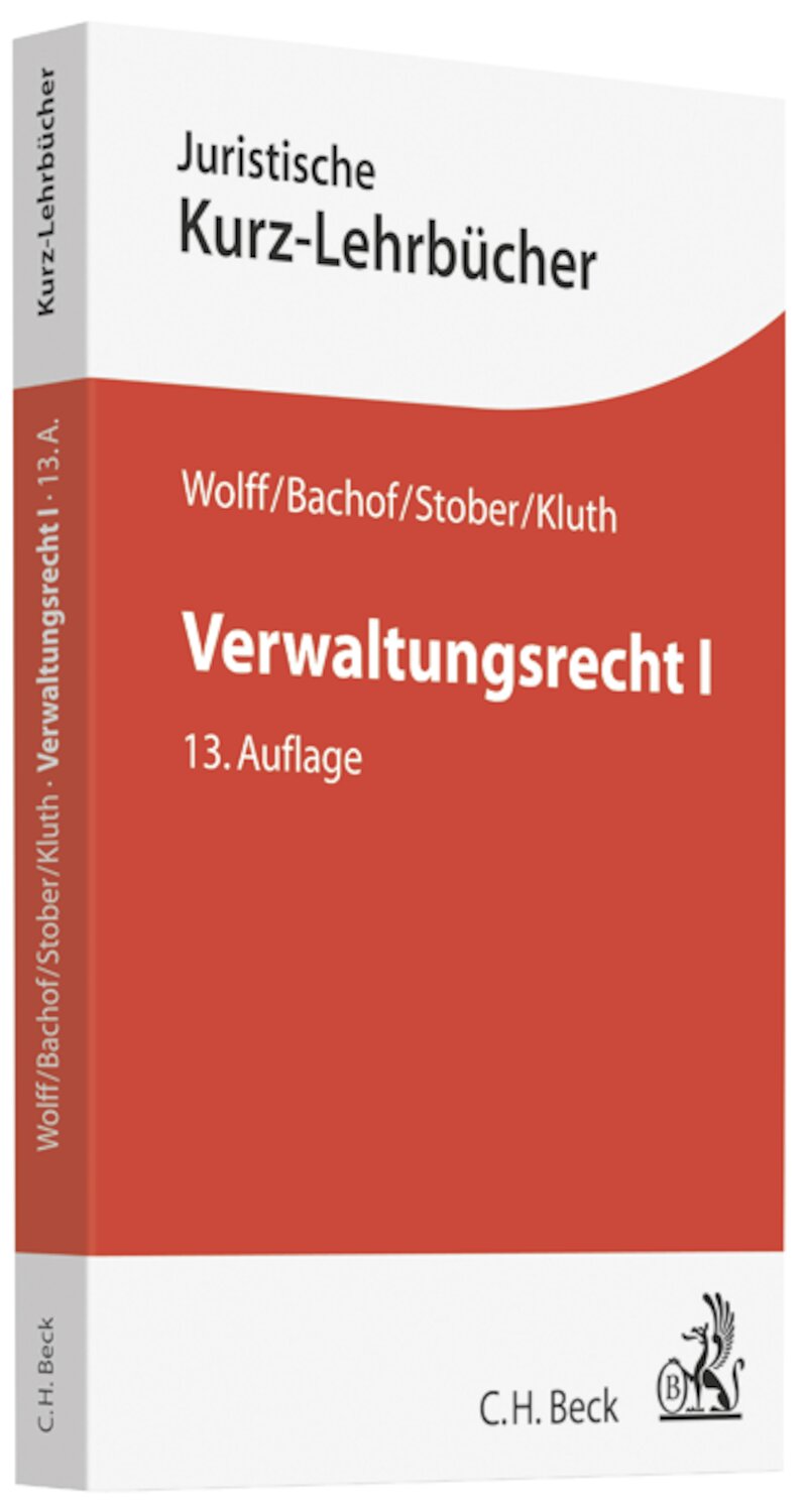 Wolff/Bachof: Verwaltungsrecht  Bd. 1