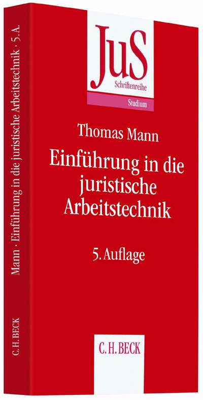 Tettinger/Mann: Einführung in die juristische Arbeitstechnik