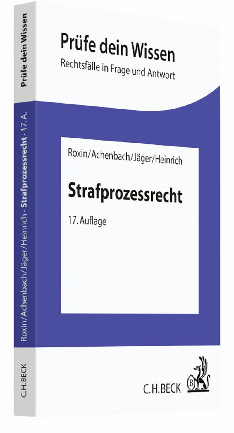 Jäger/Heinrich: Strafprozessrecht