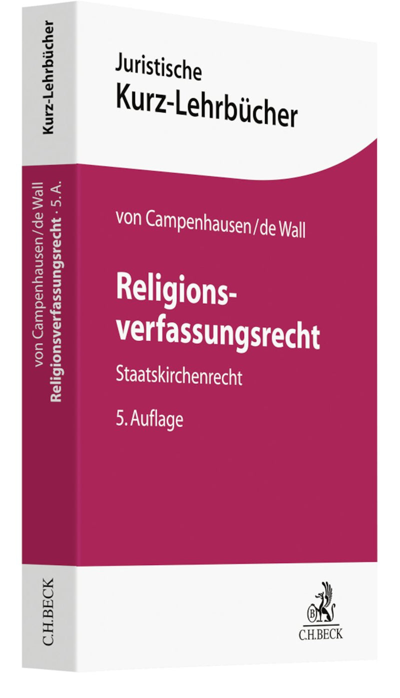 Campenhausen/Wall: Religionsverfassungsrecht