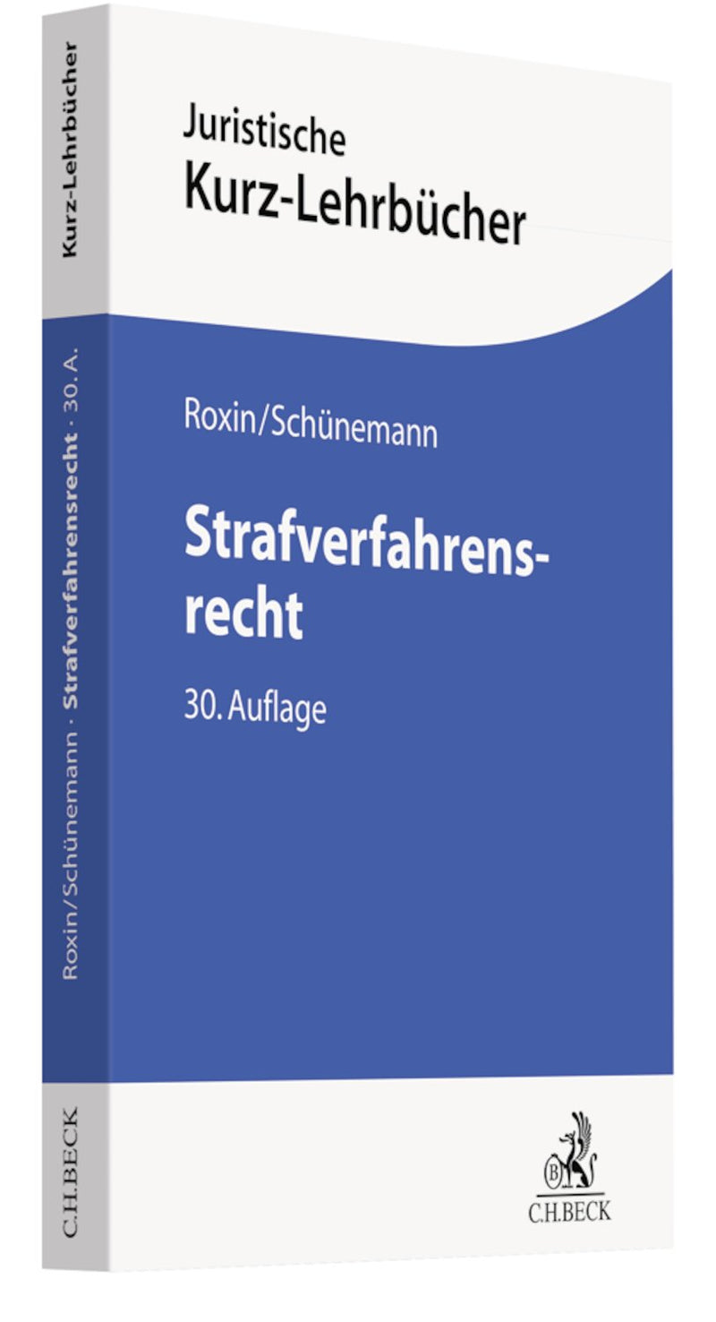 Roxin/Schünemann: Strafverfahrensrecht