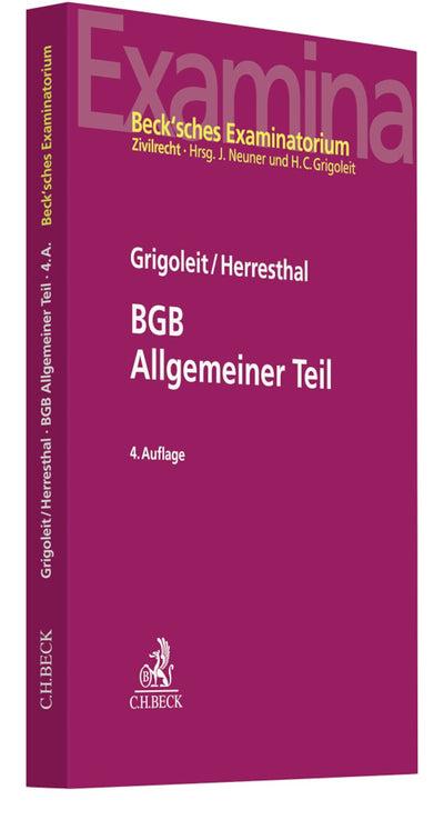 Grigoleit/Herresthal: BGB Allgemeiner Teil