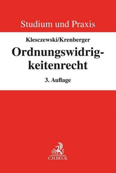 Klesczewski/Krenberger: Ordnungswidrigkeitenrecht