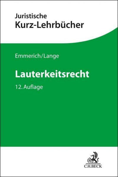 Emmerich/Lange: Lauterkeitsrecht