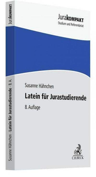 Hähnchen/Adomeit: Latein für Jurastudierende