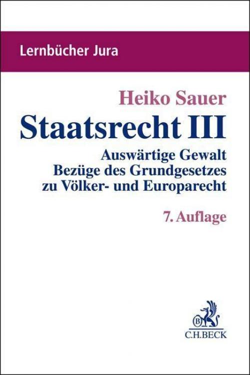 Sauer: Staatsrecht III