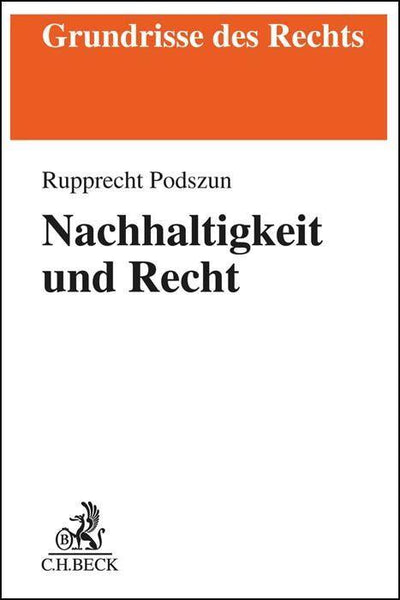 Podszun/Rohner: Nachhaltigkeit und Recht