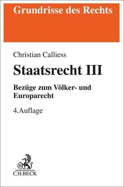 Calliess: Staatsrecht III