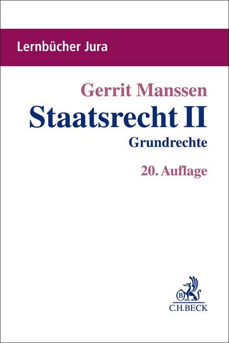 Manssen: Staatsrecht II