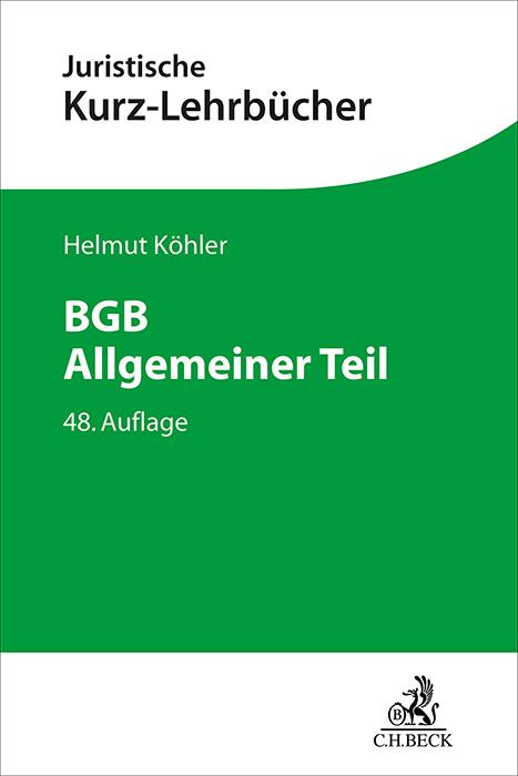 Köhler/Lange: BGB Allgemeiner Teil