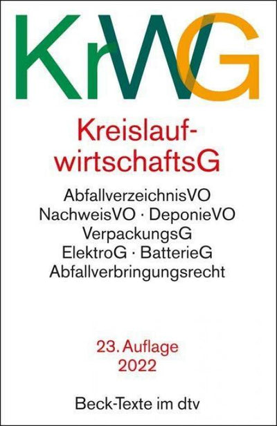 Beckmann: Kreislaufwirtschaftsgesetz
