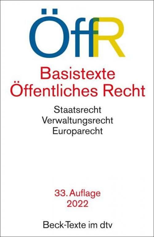 Detterbeck: Basistexte Öffentliches Recht