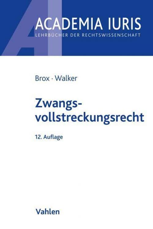 Brox/Walker: Zwangsvollstreckungsrecht