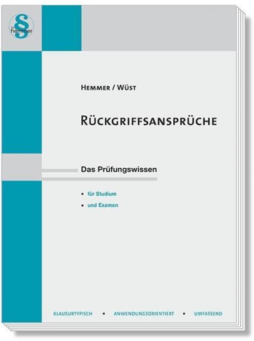 Hemmer/Wüst: Rückgriffsansprüche