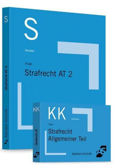 Paket Krüger, Skript Strafrecht AT 2 + Krüger, Karteikarten Strafrecht AT