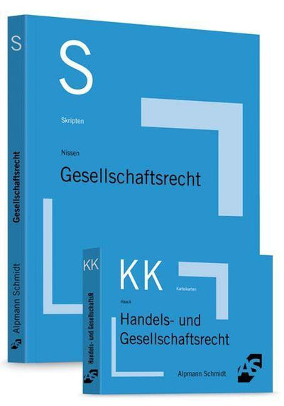 Paket Alpmann, Skript Gesellschaftsrecht + Haack, Karteikarten Handels- und Gesellschaftsrecht