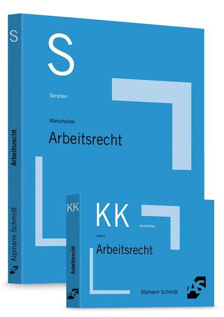 Bundle Marschollek, Skript Arbeitsrecht + Haack, Karteikarten Arbeitsrecht