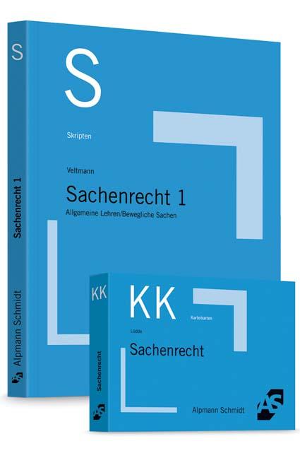 Paket Alpmann, Skript Sachenrecht 1+ Karteikarten Sachenrecht 1