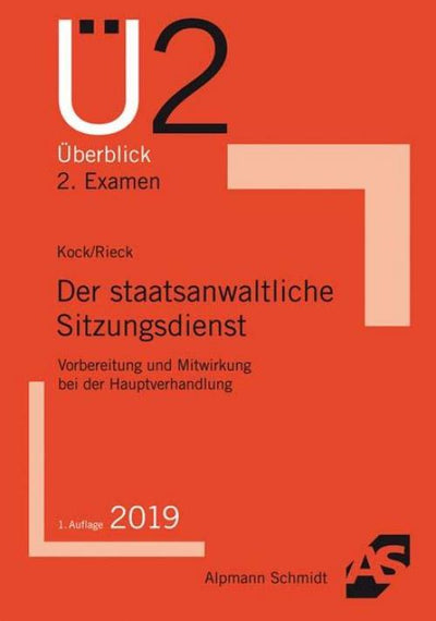 Kock/Rieck: Der staatsanwaltliche Sitzungsdienst