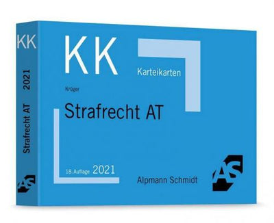 Krüger: Karteikarten Strafrecht Allgemeiner Teil