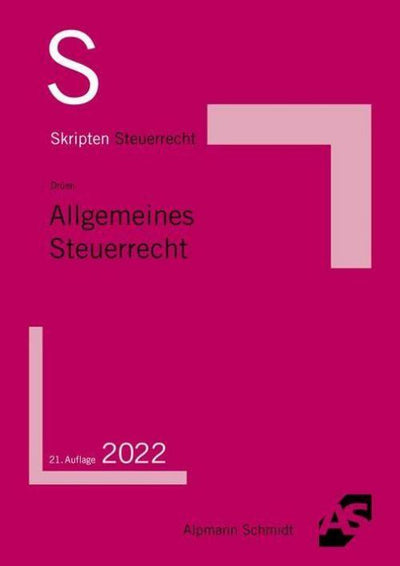 Drüen: Skript Allgemeines Steuerrecht