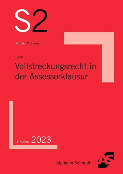 Lüdde: Vollstreckungsrecht in der Assessorklausur