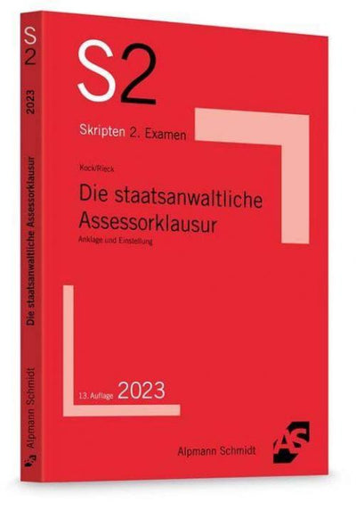 Kock/Rieck: Die staatsanwaltliche Assessorklausur