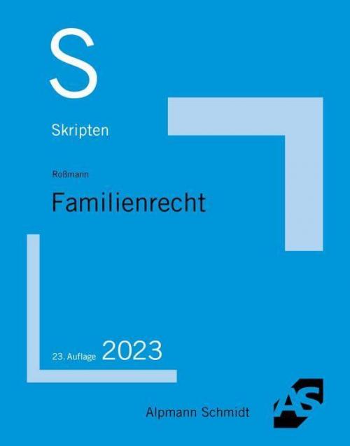 Roßmann: Skript Familienrecht