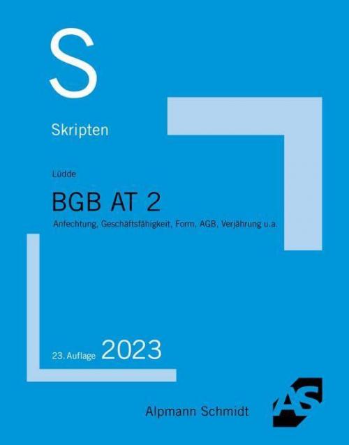 Lüdde: Skript BGB AT 2
