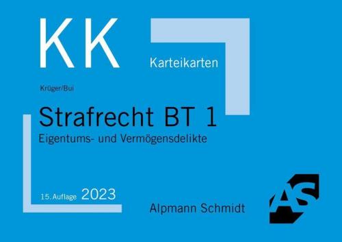 Krüger/Bui: Karteikarten Strafrecht BT 1