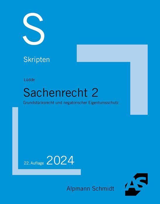 Lüdde: Skript Sachenrecht 2