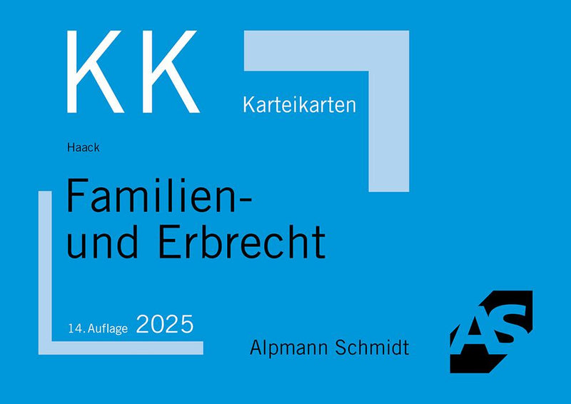 Haack: Karteikarten Familien- und Erbrecht