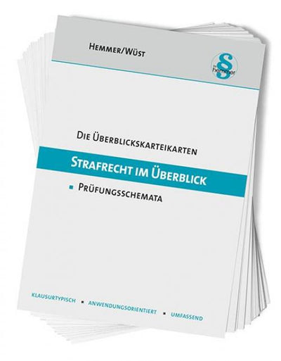 Hemmer/Wüst: Die Überblickskarteikarten Strafrecht im Überblick