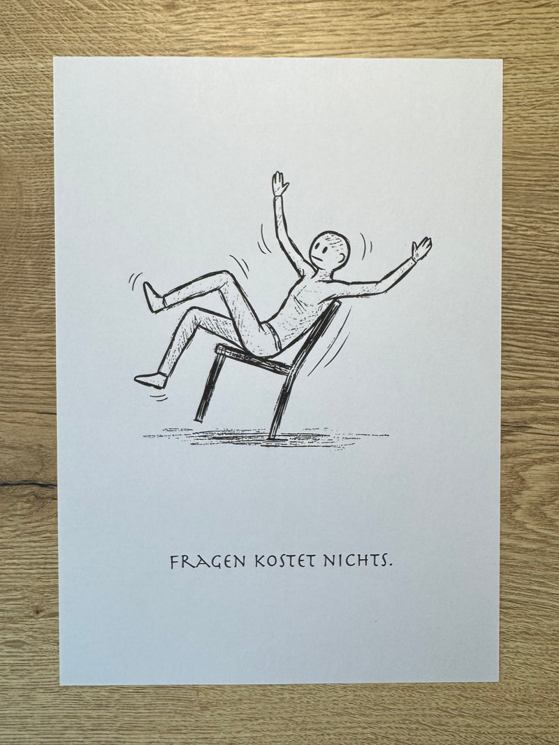 Bilddruck - Fragen kostet nichts.