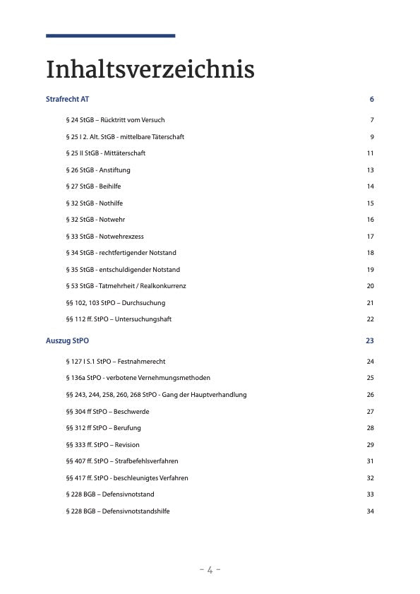 Schemata Strafrecht - Allgemeiner Teil (eBook)