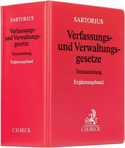 Sartorius: Verfassungs- und Verwaltungsgesetze 1 der Bundesrepublik Deutschland. Ergänzungsband